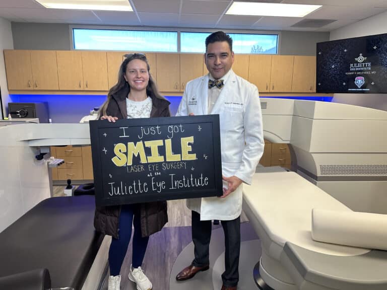 I just got SMILE at the Juliette Eye Institute