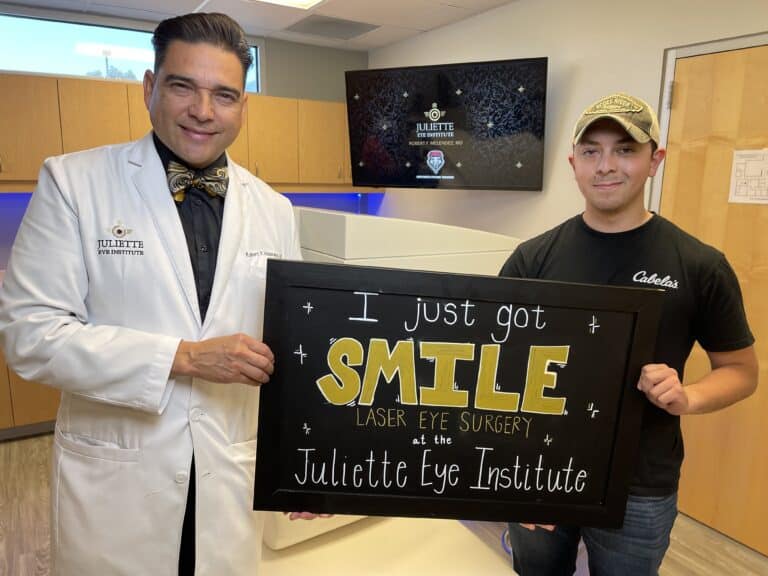 I just got SMILE at the Juliette Eye Institute