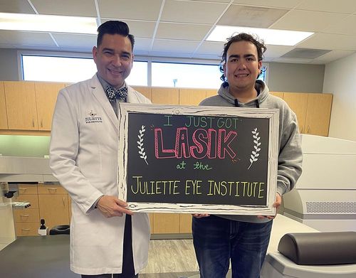 I just got LASIK at the Juliette Eye Institute