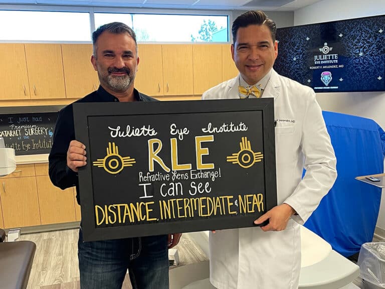 I just got RLE at the Juliette Eye Institute