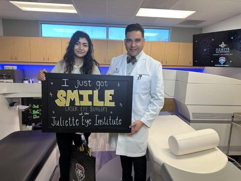 I just got SMILE at the Juliette Eye Institute