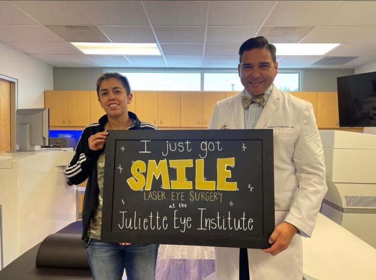 I just got SMILE at the Juliette Eye Institute