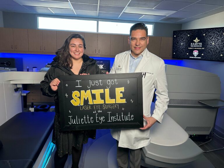 I just got SMILE at the Juliette Eye Institute